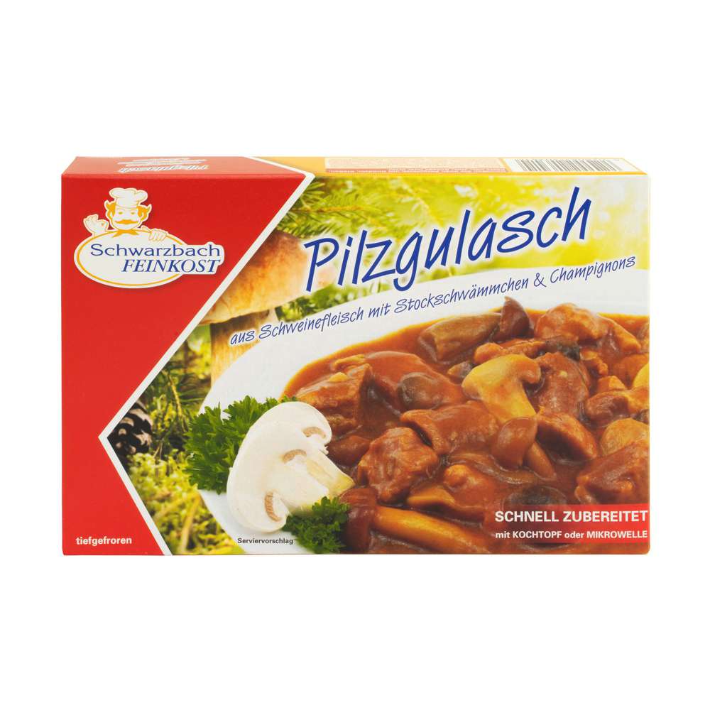 Produktabbildung Schwarzbach Feinkost Pilz Gulasch