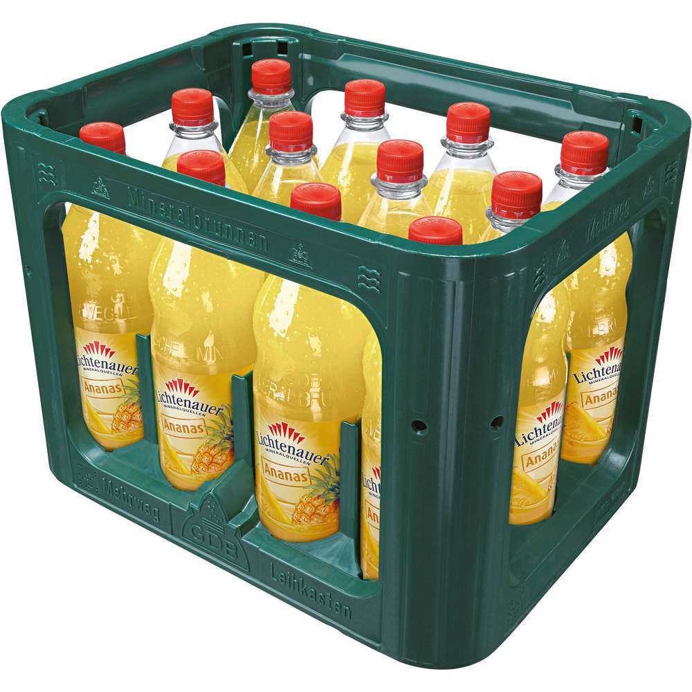 Produktabbildung Lichtenauer Ananas-Citrus Limonade (12x 1,000 Liter)