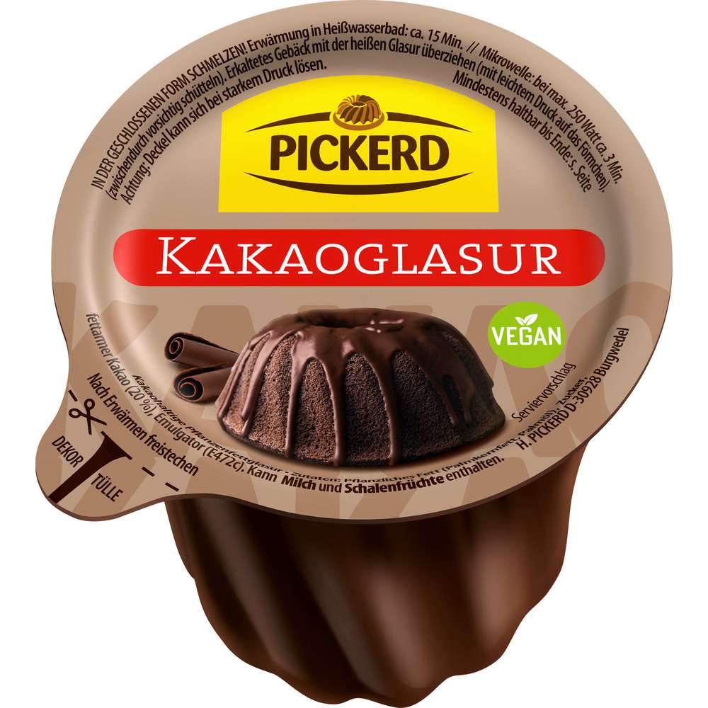 Produktabbildung Pickerd Kuchenglasur, Kakao