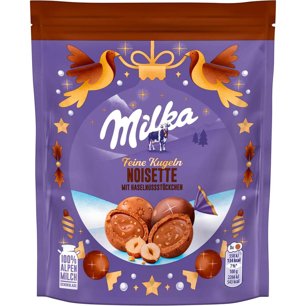 Produktabbildung Milka Schoko-Kugeln, Noisette