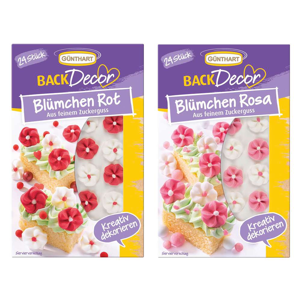 Produktabbildung Günthart Kuchen Deko, Blümchen
