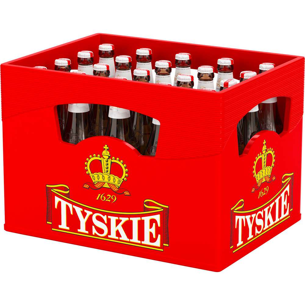 Produktabbildung Tyskie Original polnisches Bier Gronie, 5,5% (20x 0,500 Liter)