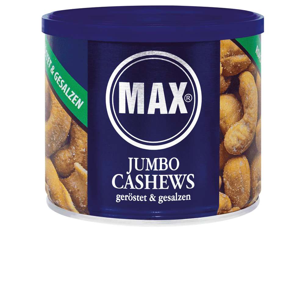 Produktabbildung MAX Jumbo Cashews, geröstet & gesalzen