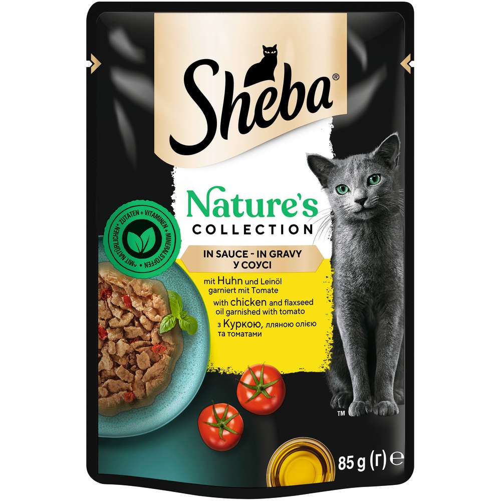 Produktabbildung Sheba Katzen-Nassfutter Natures, Huhn/Leinöl