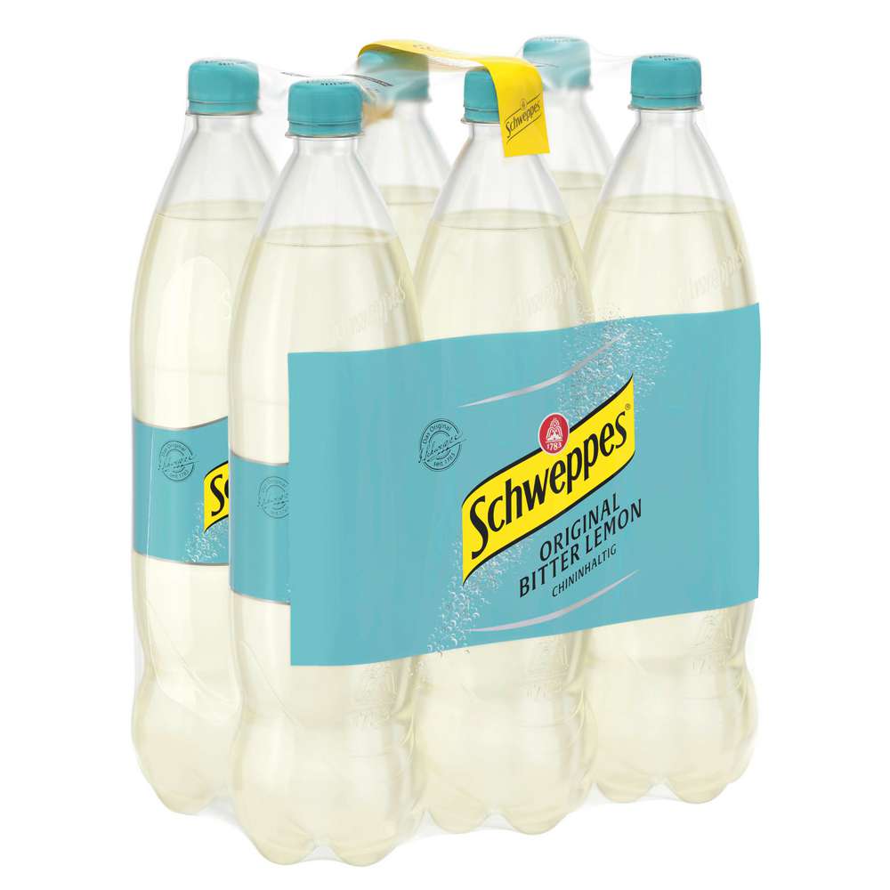Produktabbildung Schweppes Bitter Lemon (6x 1,250 Liter)