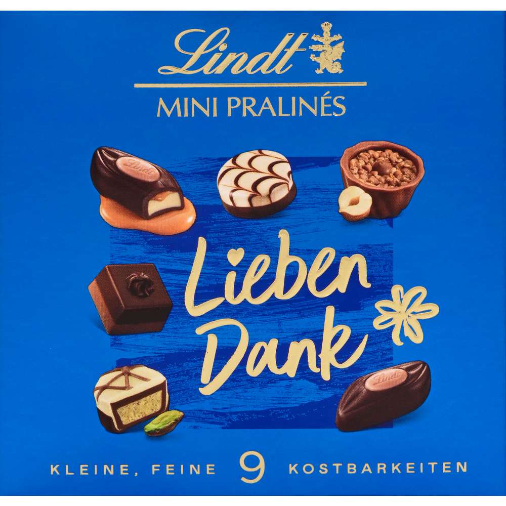 Produktabbildung Lindt Schoko-Pralinen, Mini, Botschaften