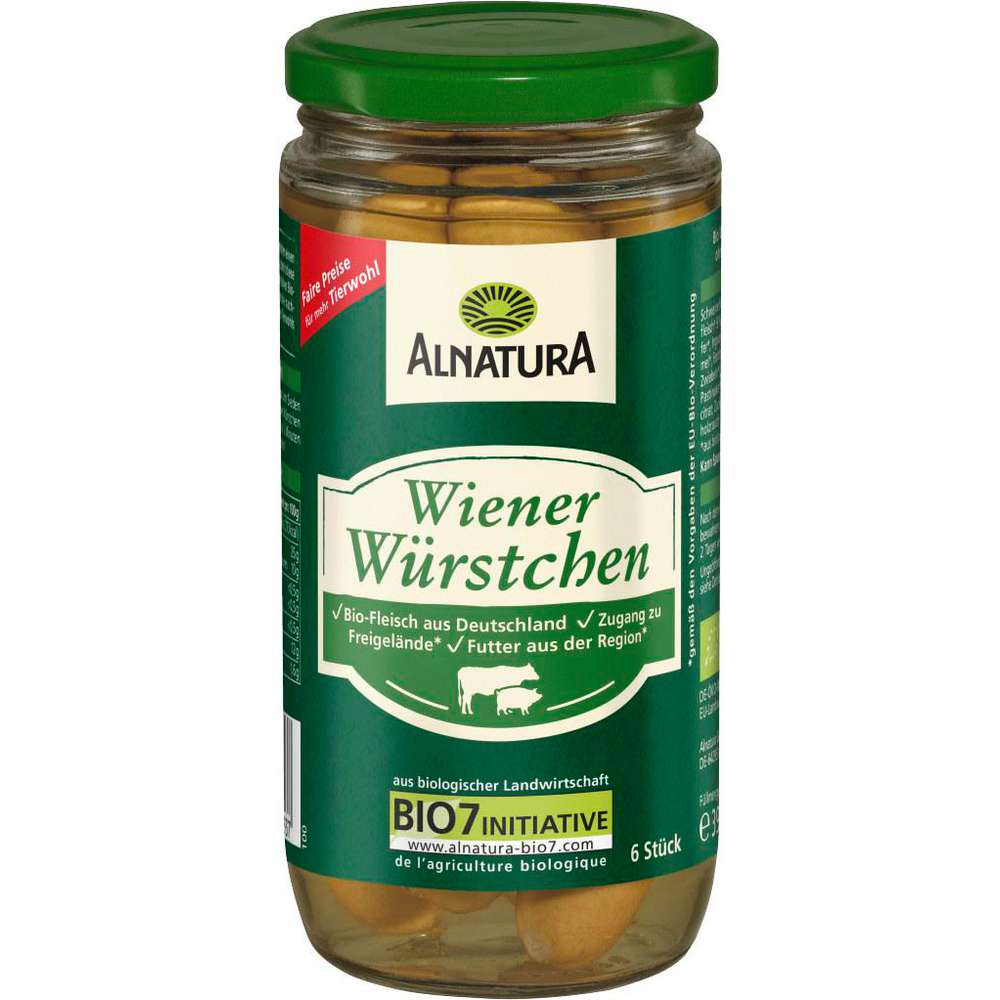 Produktabbildung Alnatura Bio Wiener Würstchen