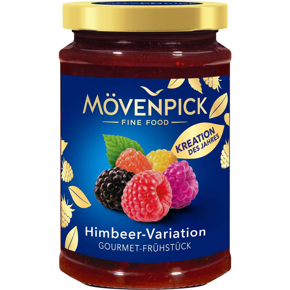 Produktabbildung Mövenpick Gourmet Frühstück Fruchtaufstrich Himbeer-Variation