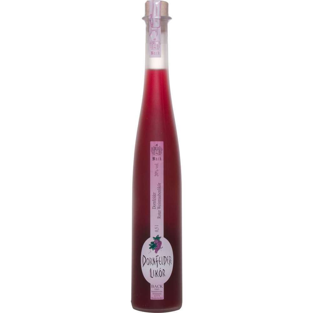 Produktabbildung Back Dornfelder Weintraubenlikör 20%