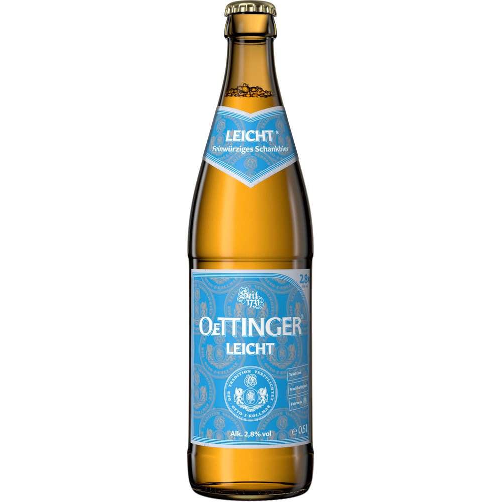 Produktabbildung Oettinger Schankbier, leicht 2,8 %