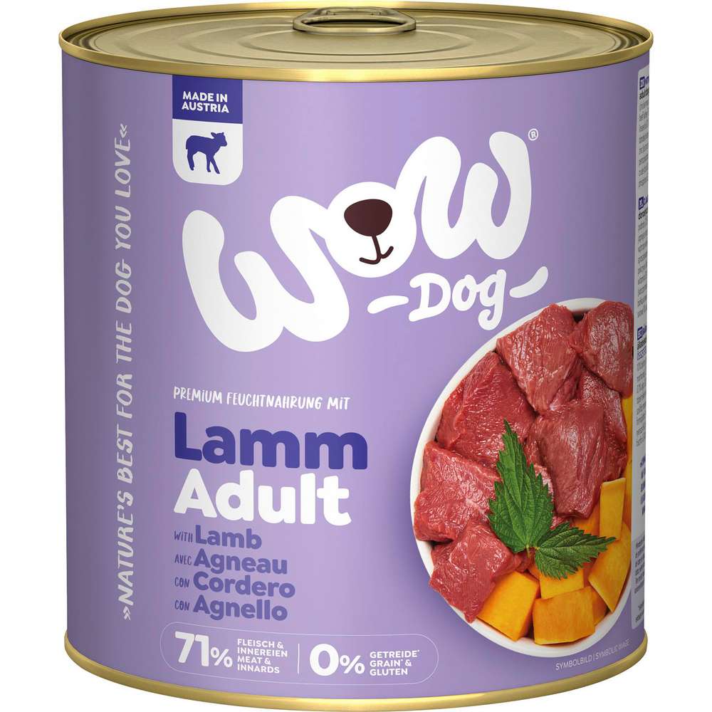 Produktabbildung WoW Hunde-Nassfutter, Lamm