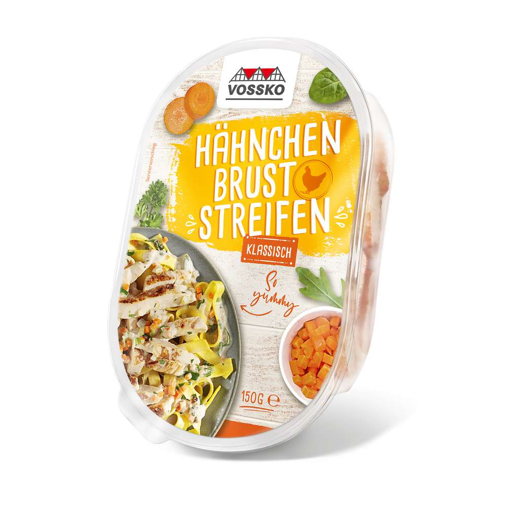 Produktabbildung Vossko Hähnchenbruststreifen klassisch