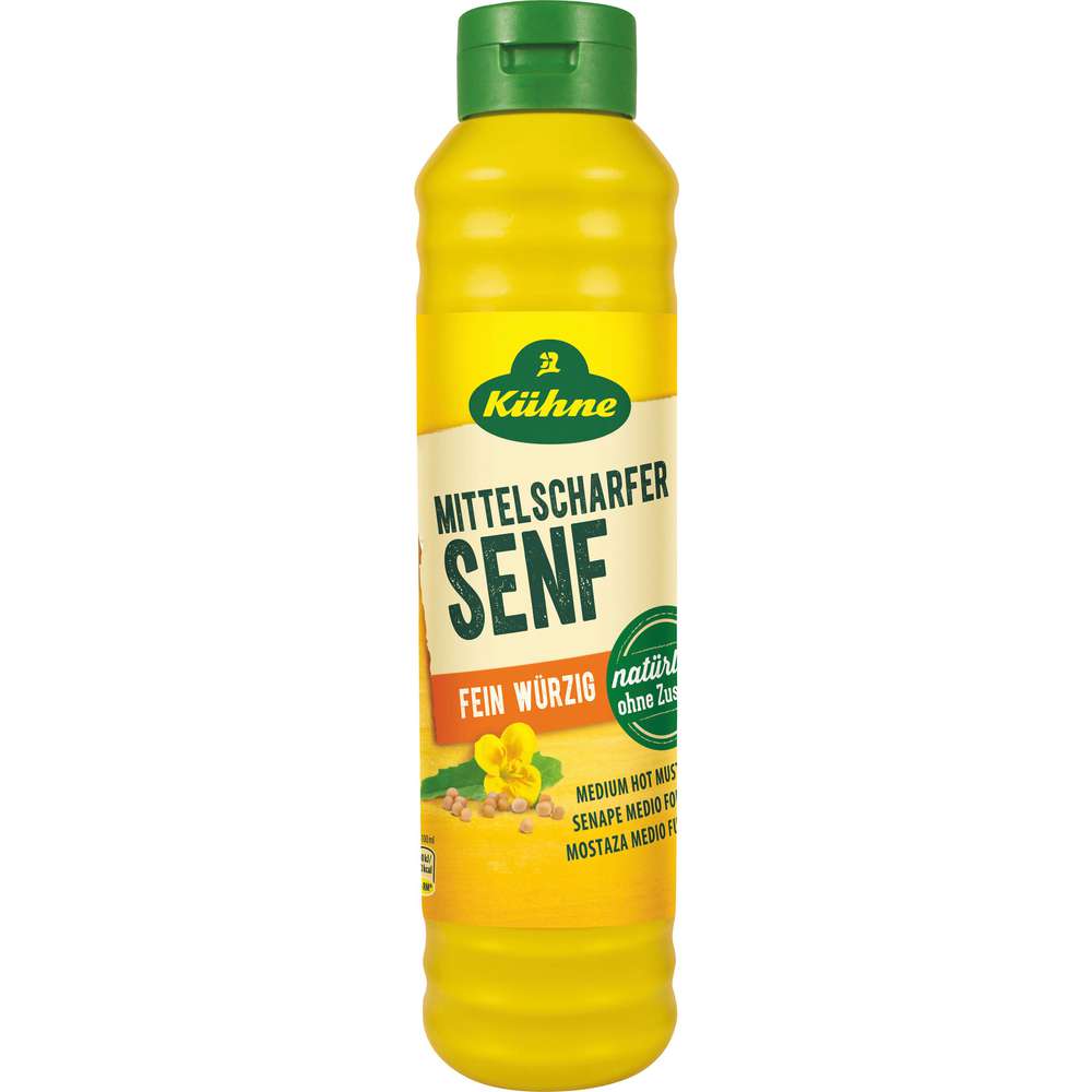 Produktabbildung Kühne Senf, mittelscharf