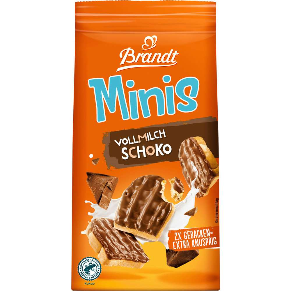 Produktabbildung Brandt Zwieback Minis, Vollmilch Schoko