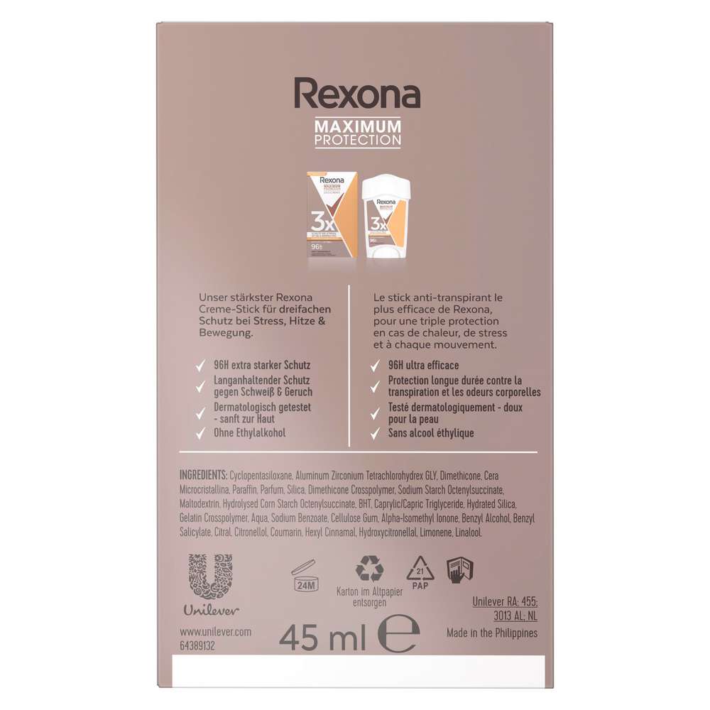 Produktabbildung Rexona Deo-Creme Maximum Protection