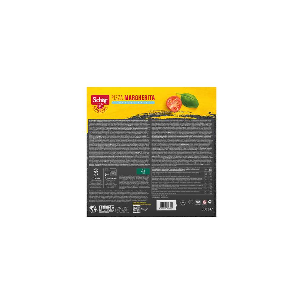Produktabbildung Schär Bonta d'Italia Pizza Margherita 330g, tiefgekühlt

