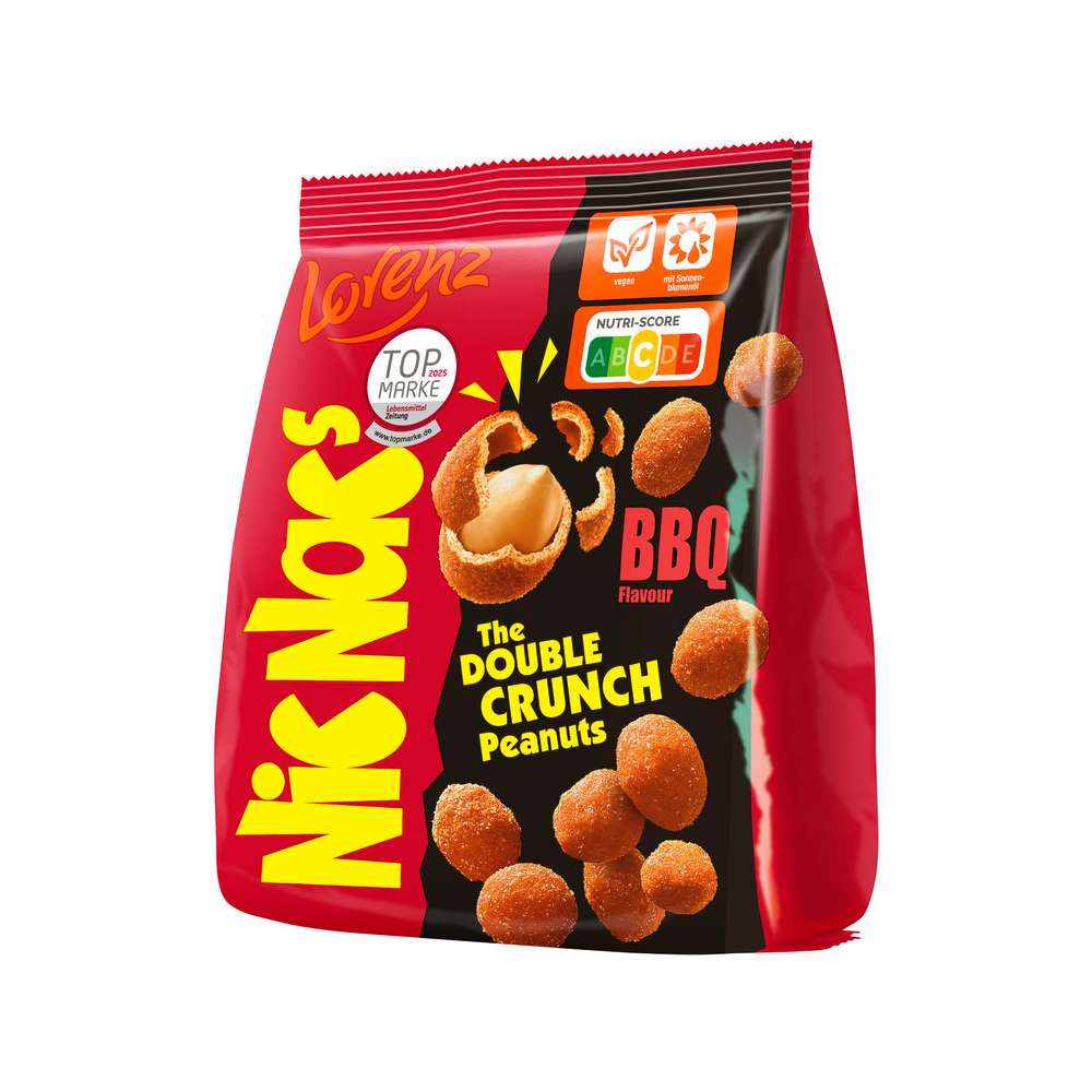 Produktabbildung NicNac's Erdnüsse in knuspriger Teighülle, BBQ