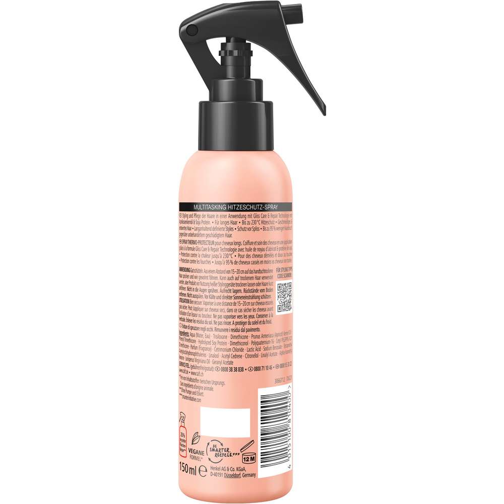Produktabbildung Drei Wetter Taft Hitzeschutz Spray, Lovely Long