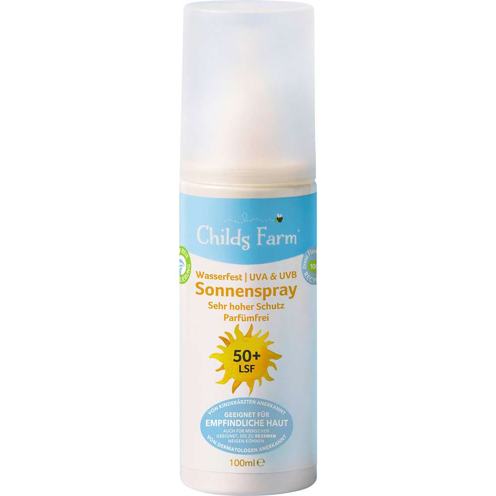 Produktabbildung Childs Farm Sonnenspray LSF 50+, wasserfest