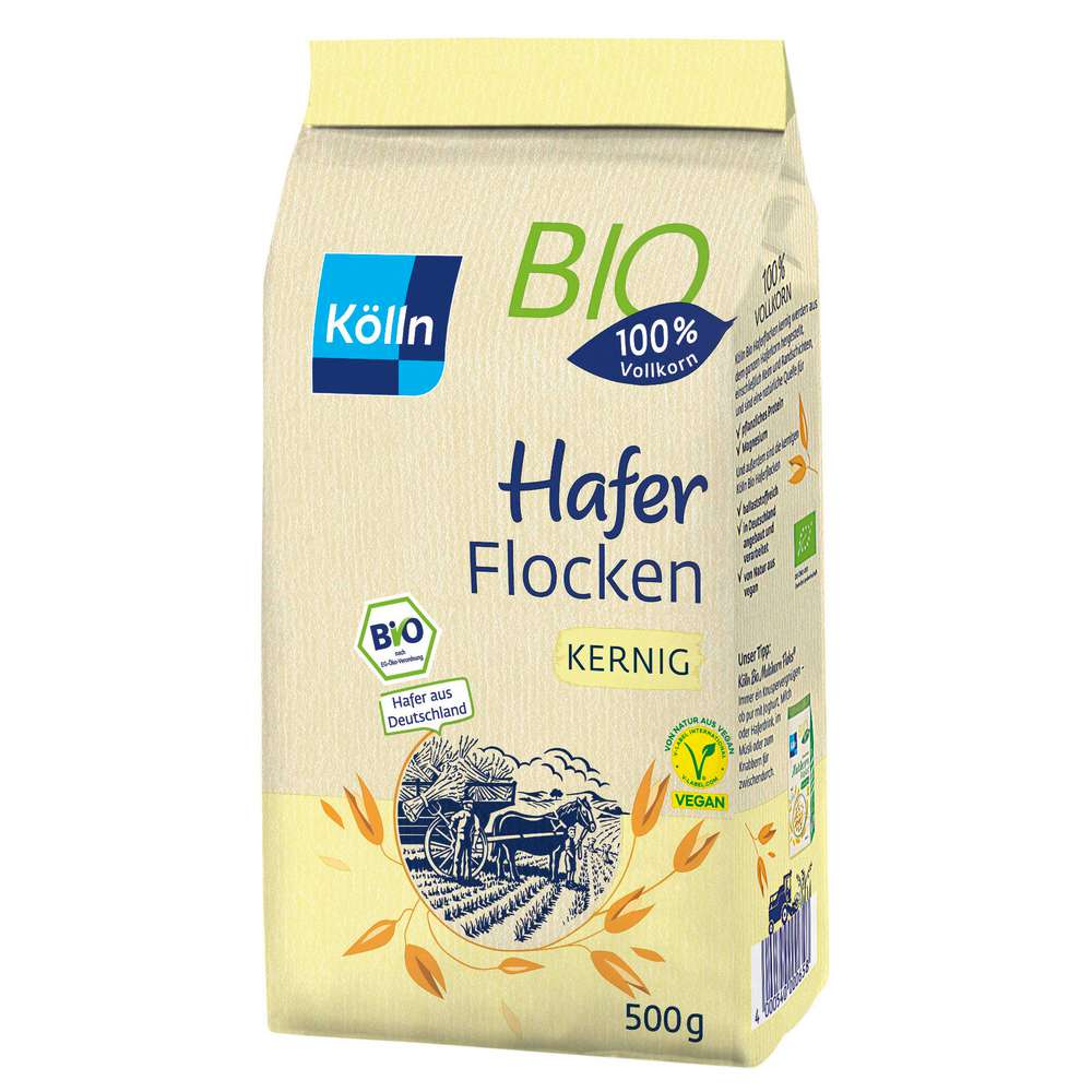 Produktabbildung Kölln Bio Haferflocken, kernig