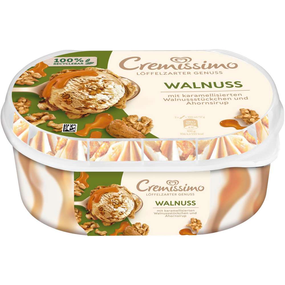 Produktabbildung Langnese Eis Cremissimo, Walnuss