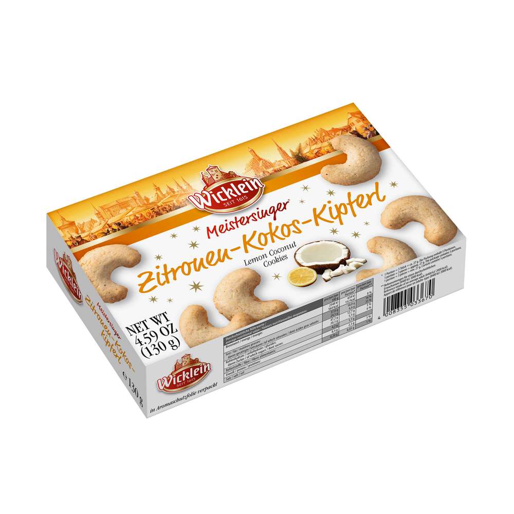 Produktabbildung Wicklein Zitronen-Kokos Kipferl