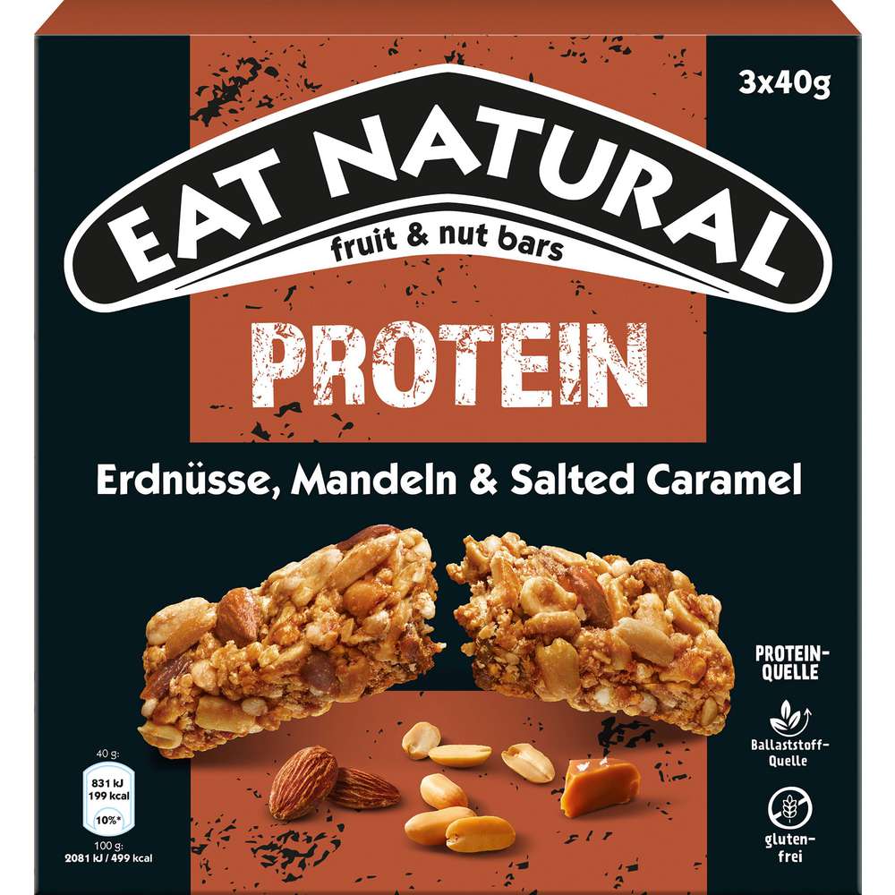 Produktabbildung Eat Natural Protein Riegel, Erdnüsse/Mandeln/Salted Caramel