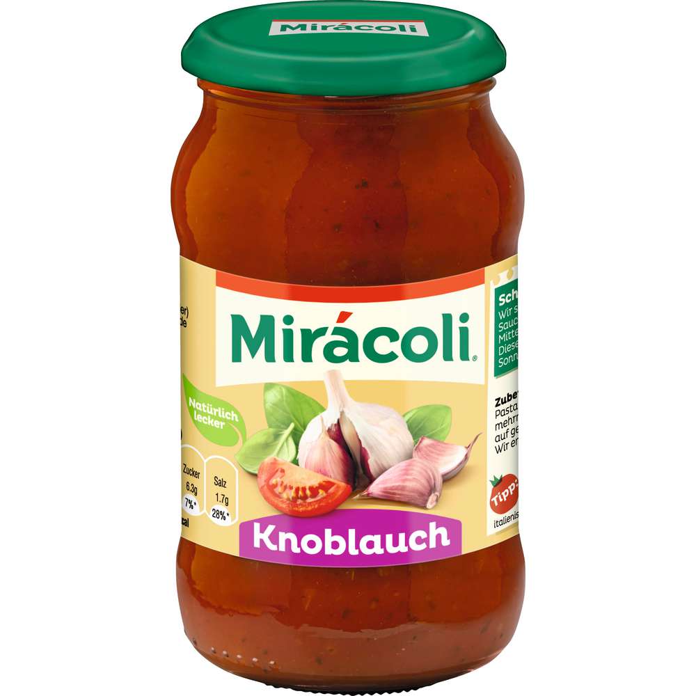 Produktabbildung Miracoli Pastasoße, Knoblauch