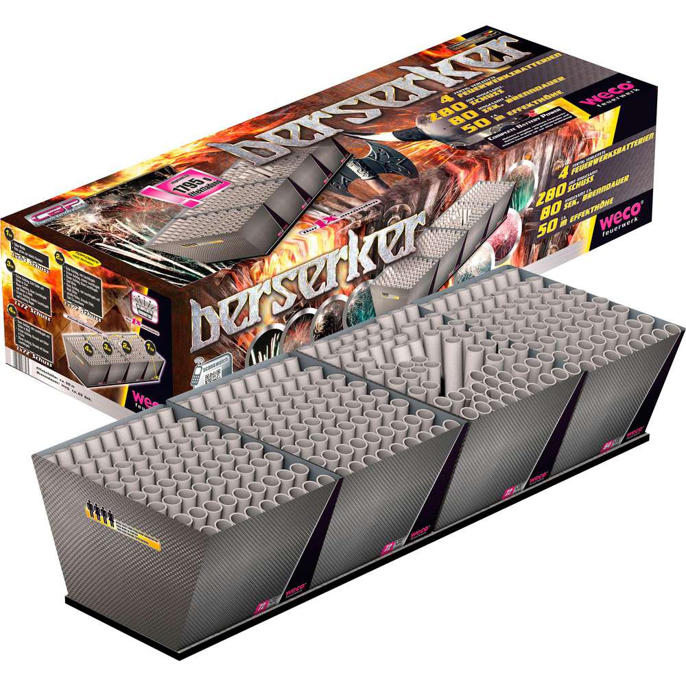 Produktabbildung Weco Feuerwerk Berseker