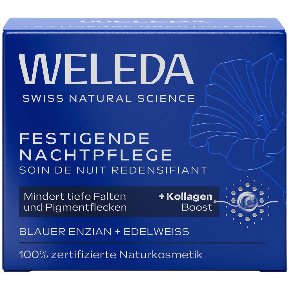 Produktabbildung Weleda Nachtpflege Blauer Enzian & Edelweiss