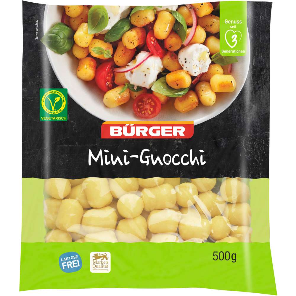 Produktabbildung Bürger Mini Gnocchi