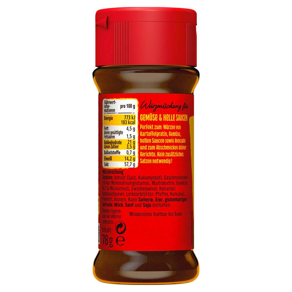 Produktabbildung Maggi Würzmischung Nr. 2, Gemüse