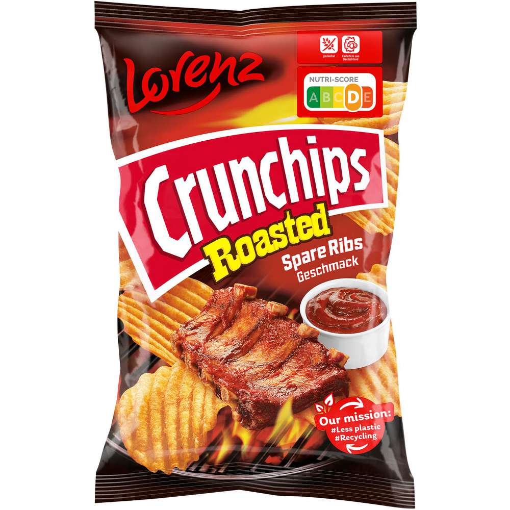 Produktabbildung Lorenz Crunchips Roasted, Spare Ribs