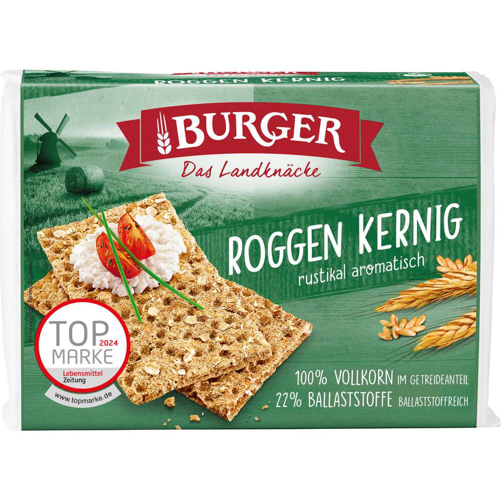 Produktabbildung Burger Das Landknäcke, Roggen Kernig