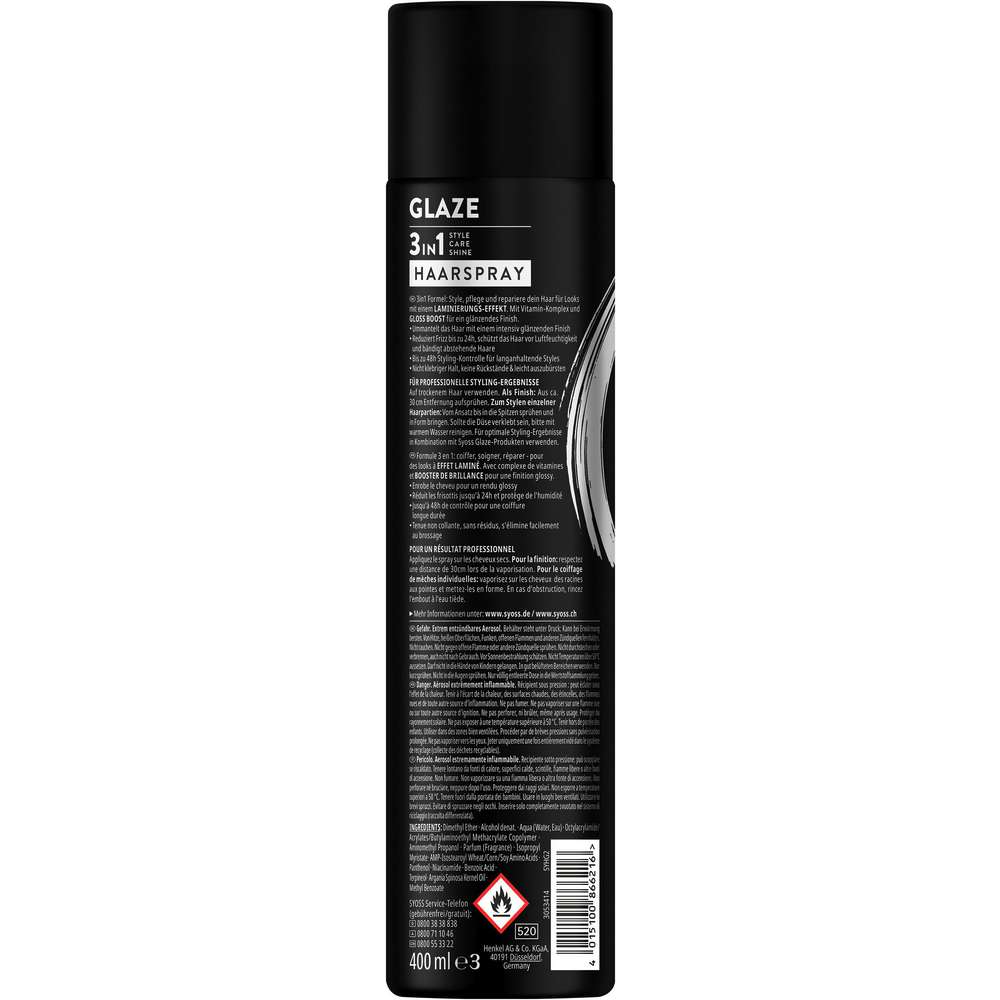 Produktabbildung Syoss Haarspray 3in1 Glaze