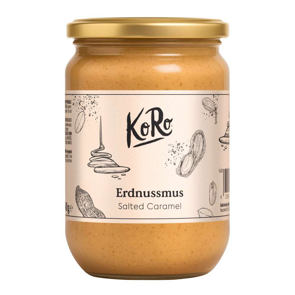 Produktabbildung KoRo Erdnussmus, Salted Caramel
