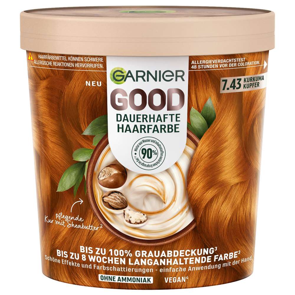 Produktabbildung Garnier Haarfarbe Good 7.43 Kurkuma Kupfer