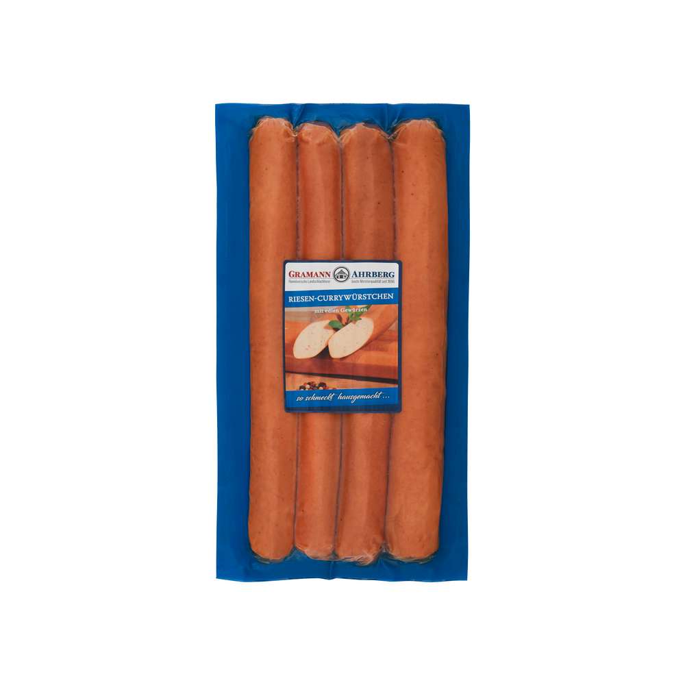 Produktabbildung Gramann & Ahrberg Riesen-Currywürstchen