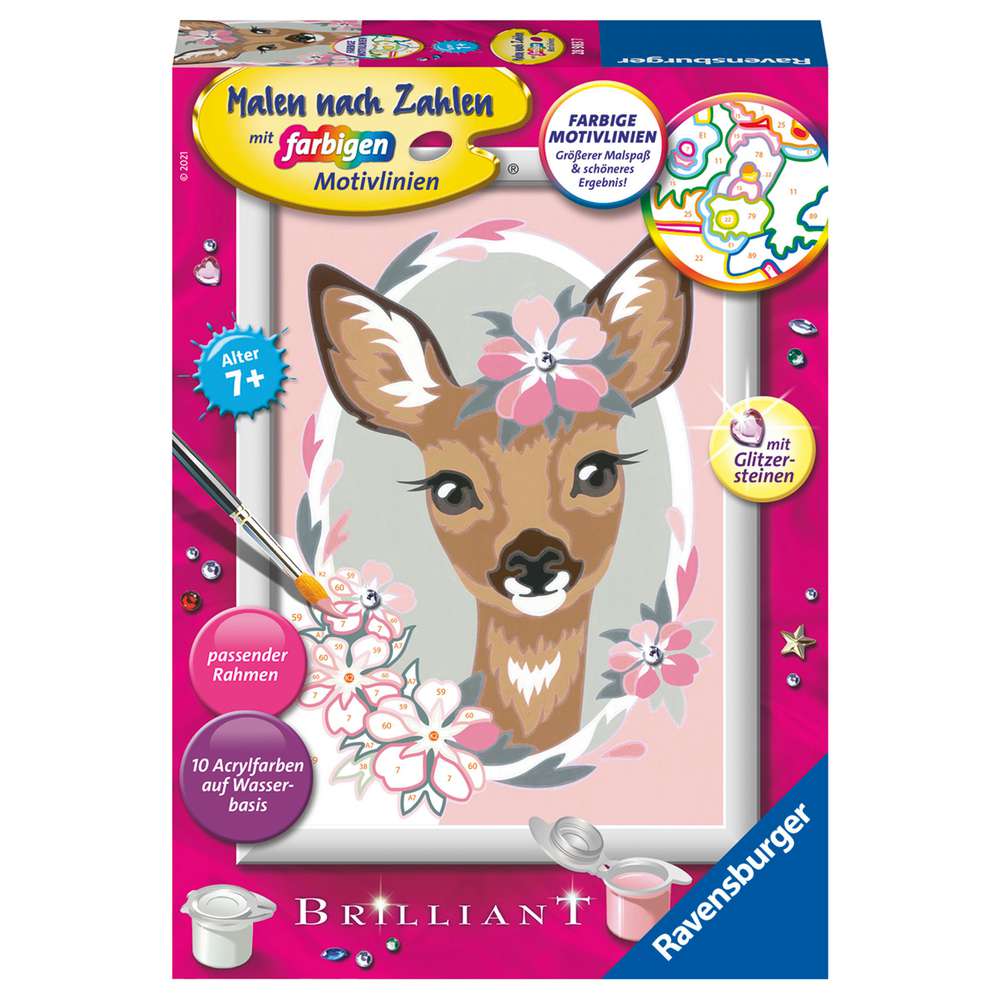 Produktabbildung Ravensburger Malen nach Zahlen Süßes Reh