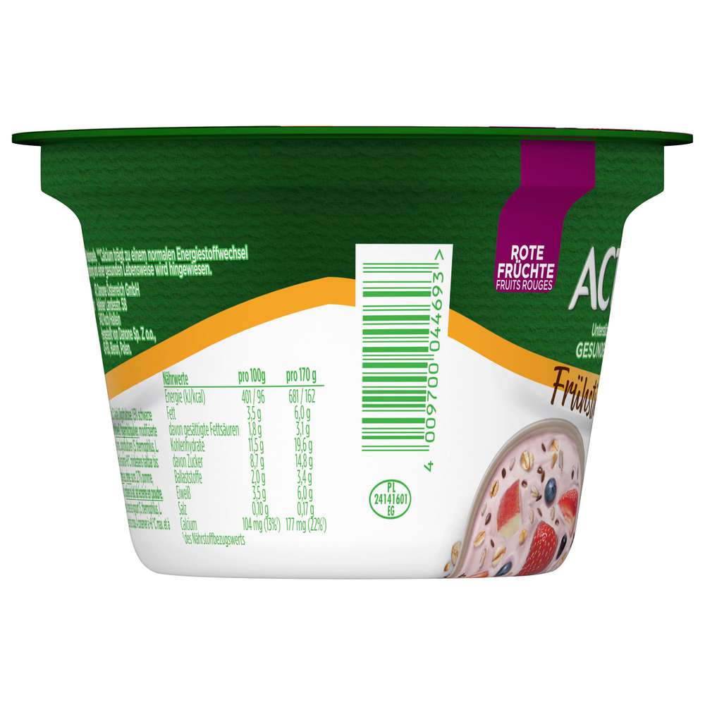 Produktabbildung Activia Frühstücks-Müsli, Rote Früchte