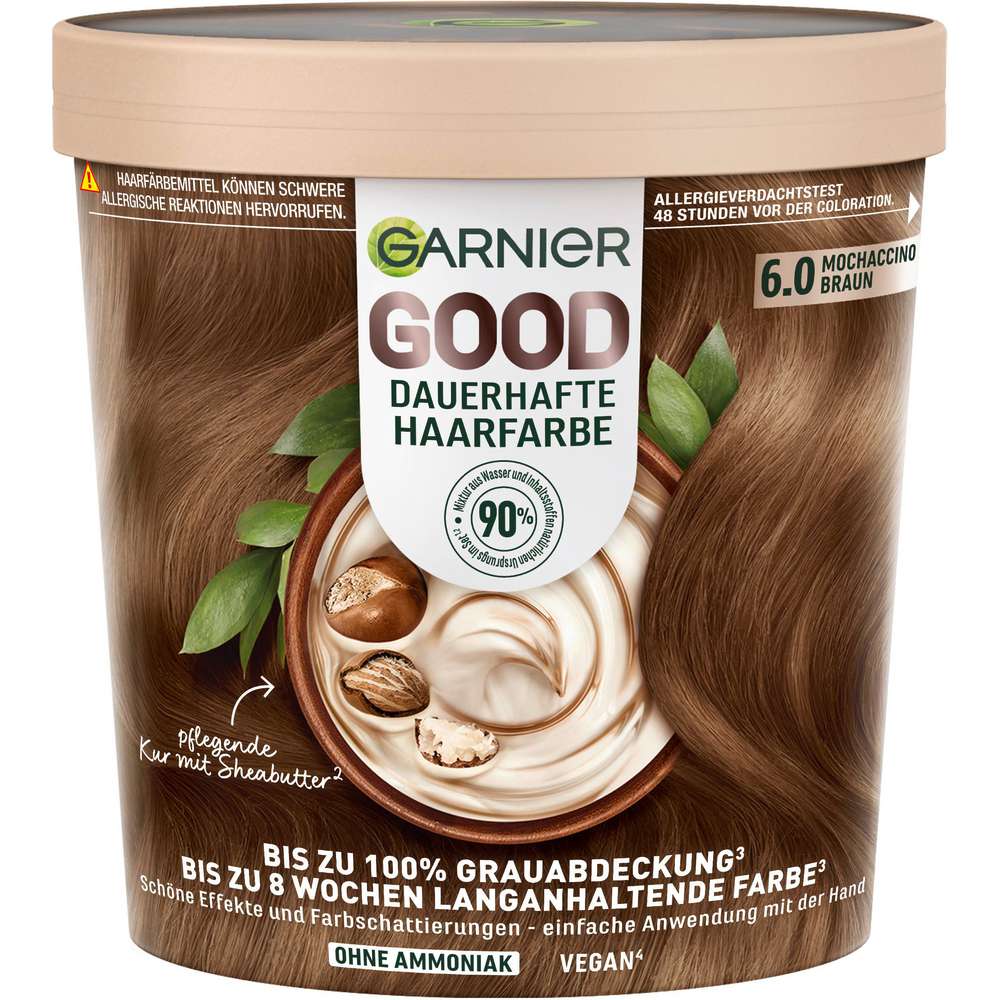 Produktabbildung Garnier Good Haarfarbe, 6.0 Mocchaccino Braun