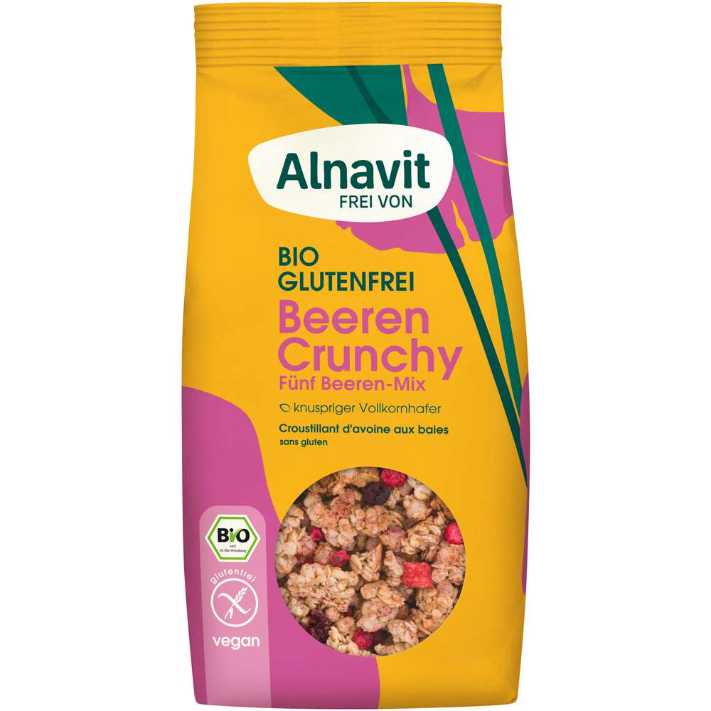 Produktabbildung Alnavit Bio Müsli, Beeren-Crunchy