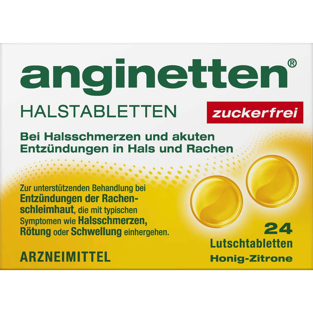 Produktabbildung Anginetten Halstabletten, zuckerfrei