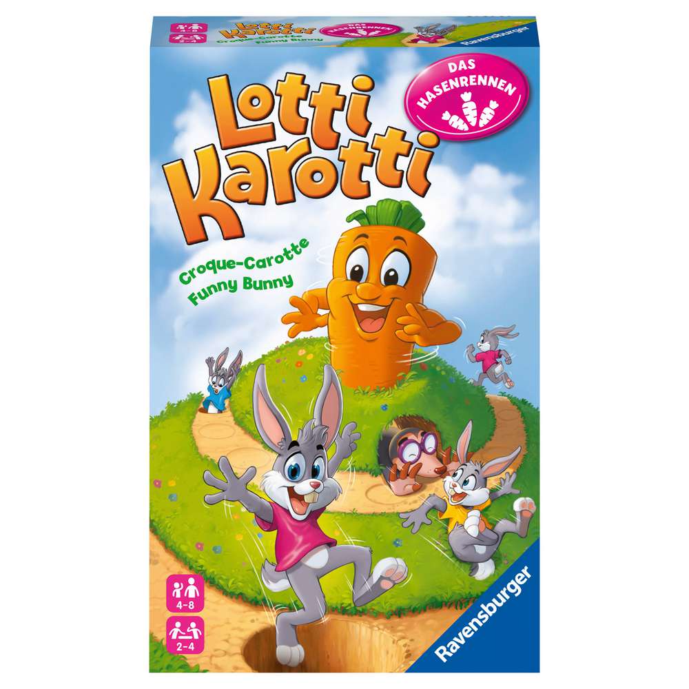 Produktabbildung Ravensburger Mitbringspiel Lotti Karotti Hasenrennen