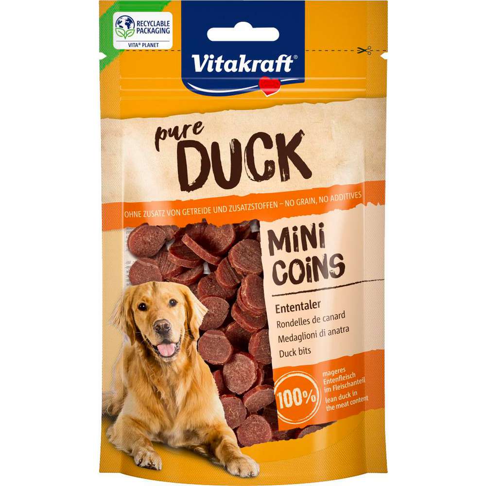 Produktabbildung Vitakraft Hunde-Snack Mini Cubes, Ente