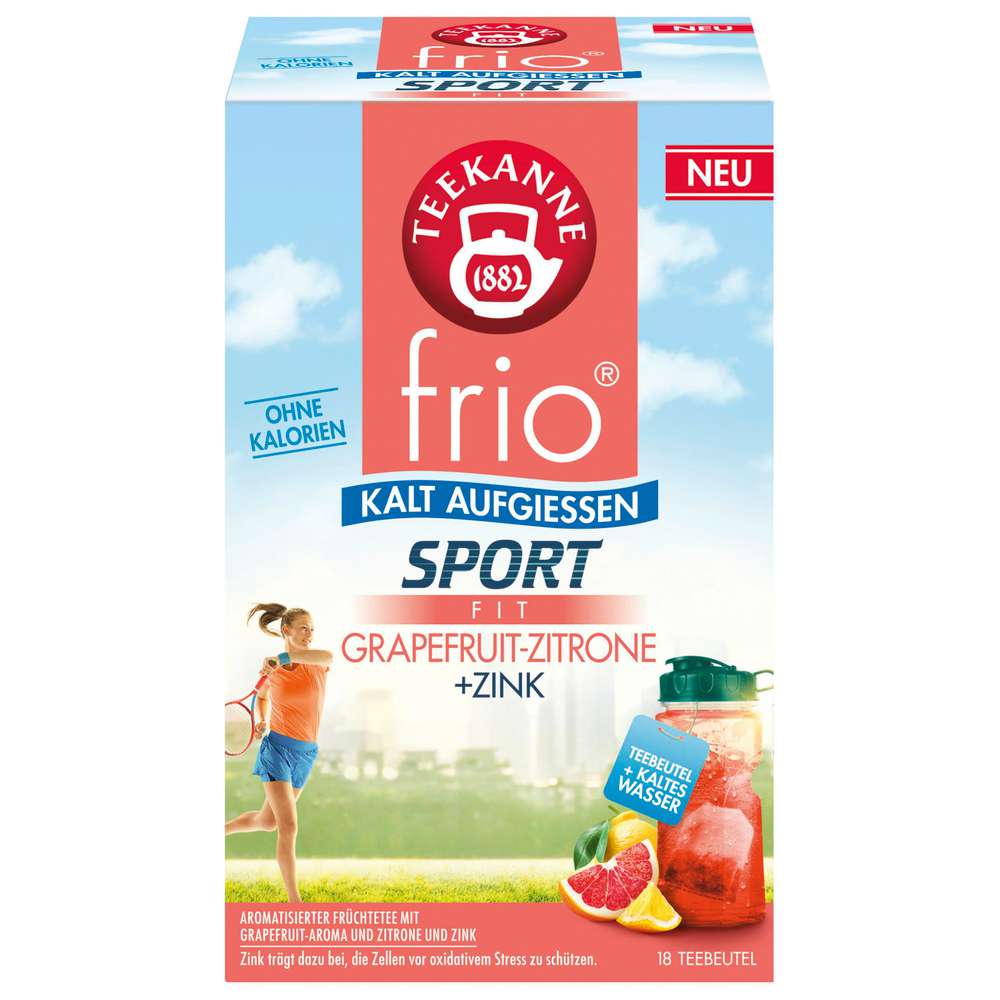 Produktabbildung Teekanne Instant-Tee frio Sport, Grapefruit-Zitrone