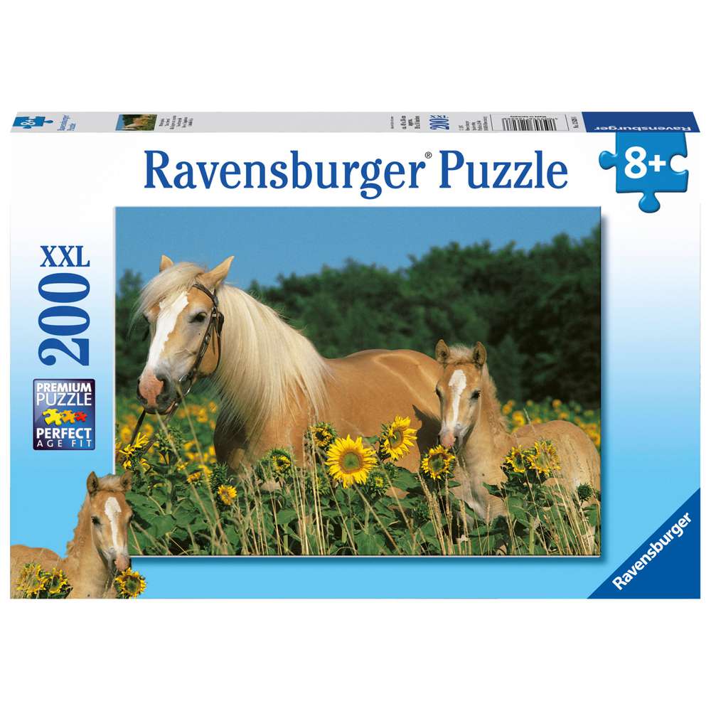 Produktabbildung Ravensburger Puzzle 200 Teile, Pferdeglück