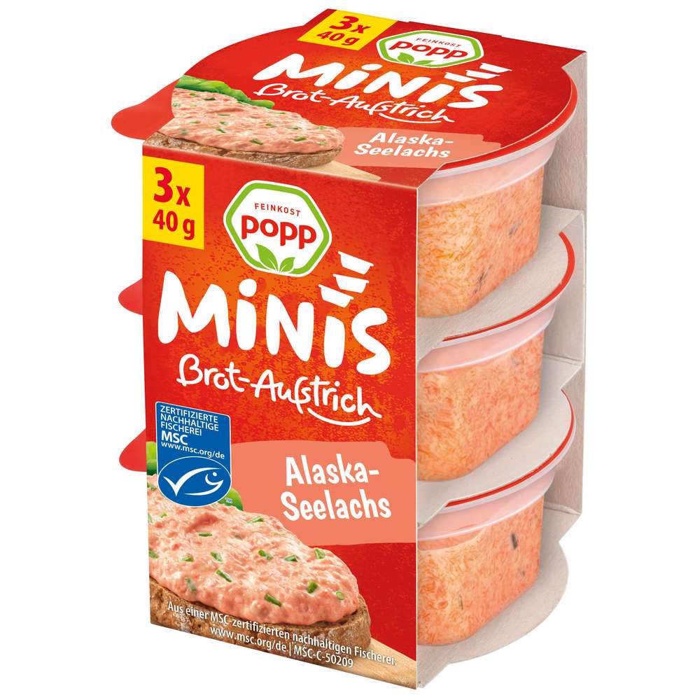 Produktabbildung Popp Brotaufstrich, Seelachssalat
