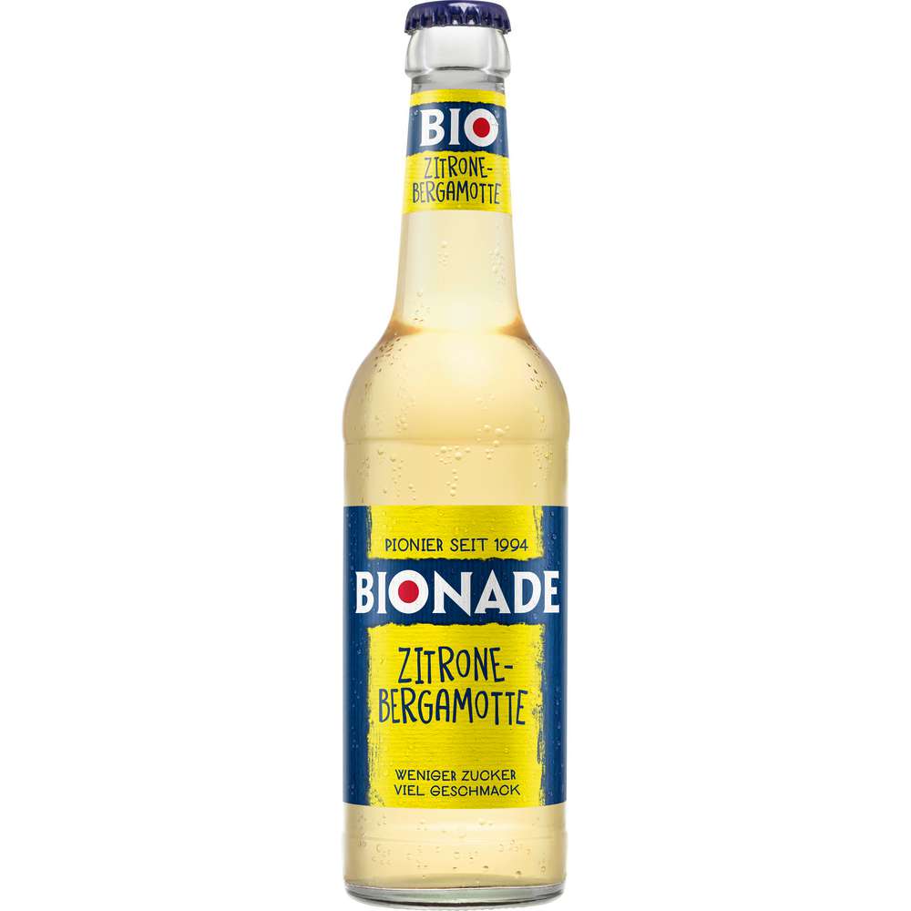 Produktabbildung Bionade Limonade, Zitrone-Bergamotte
