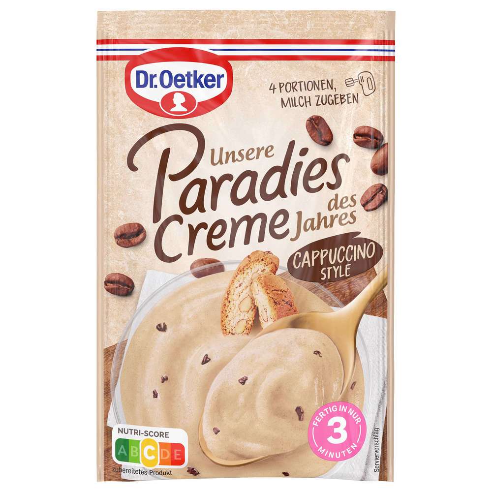 Produktabbildung Dr. Oetker Paradies Creme Cappuccino